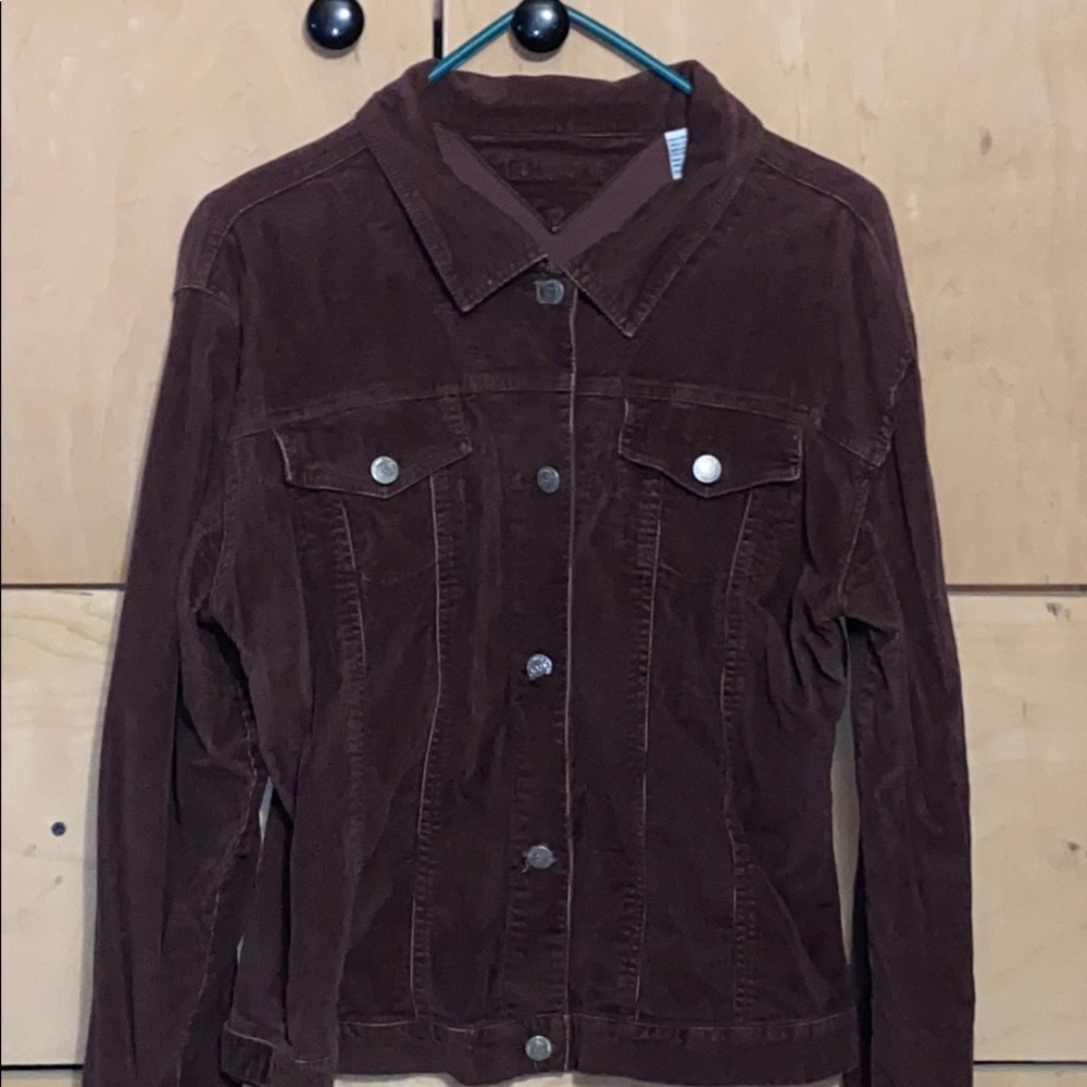 Brown corduroy jacket